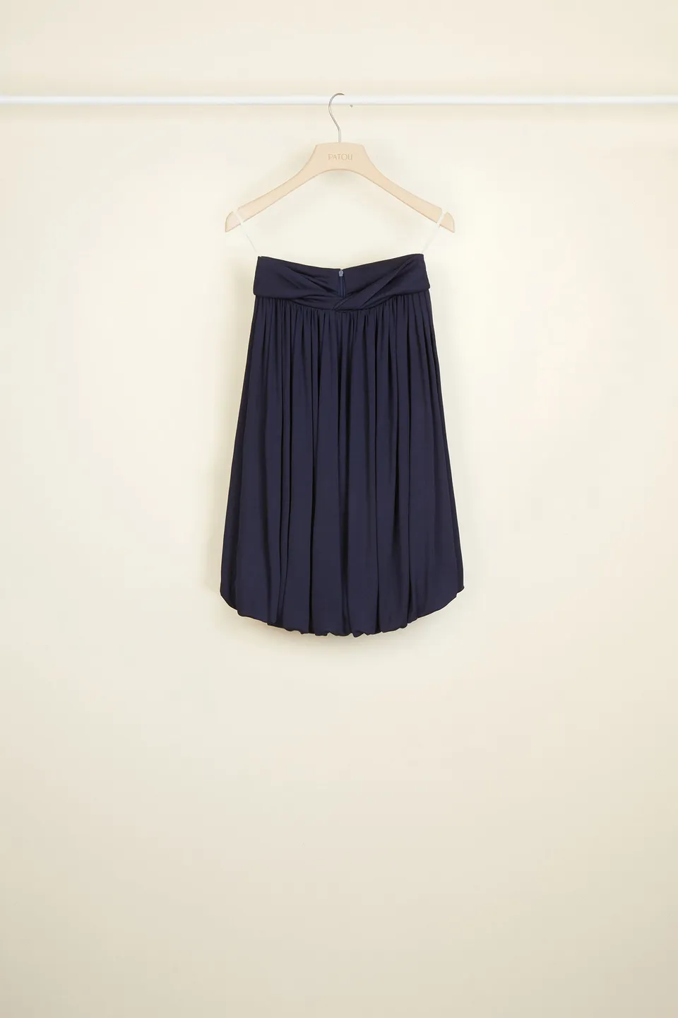 Patou jupe boule taille twistée bleu Sapphire Blue