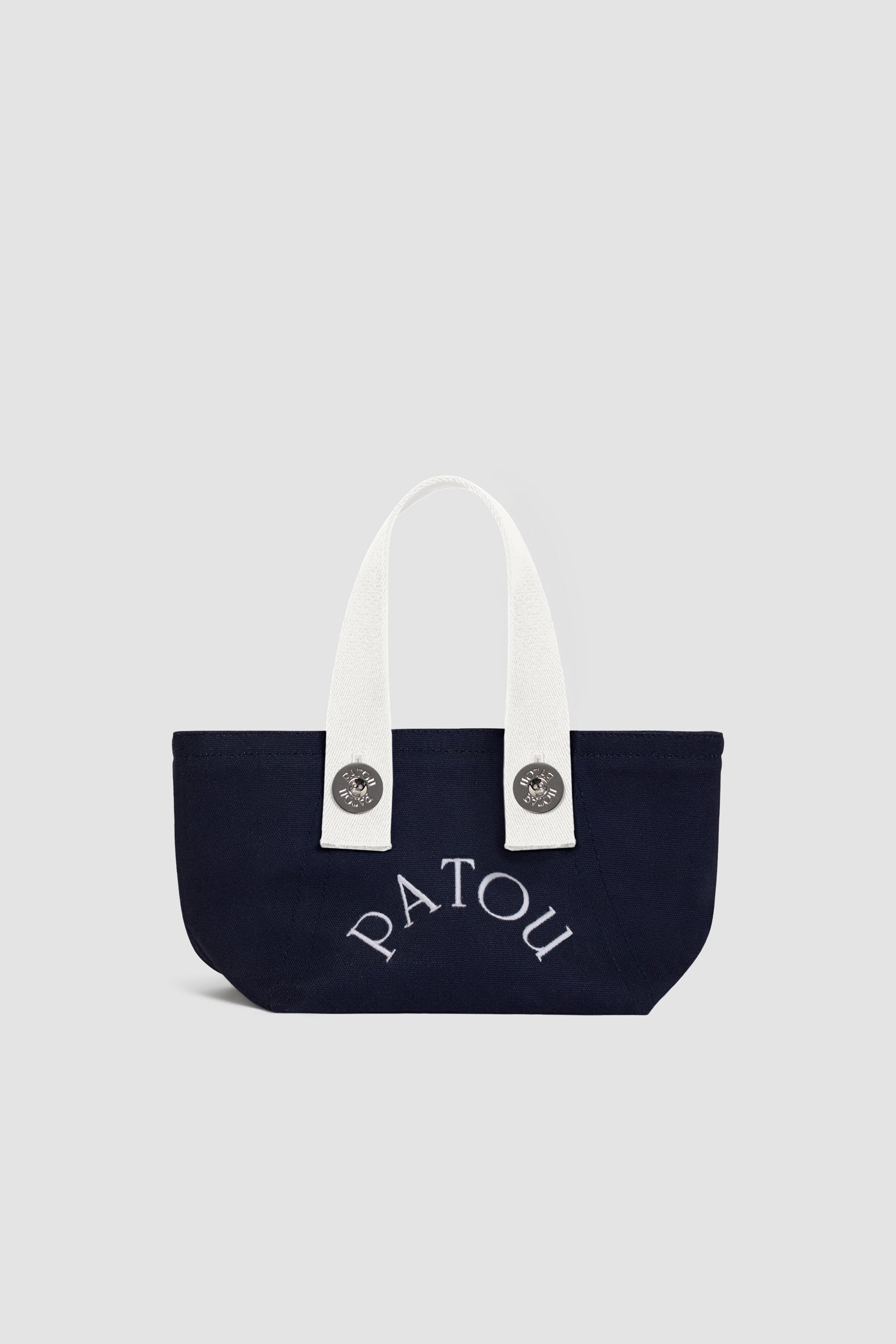 Patou AC132 tote bag toile bleu marine coton bio PM