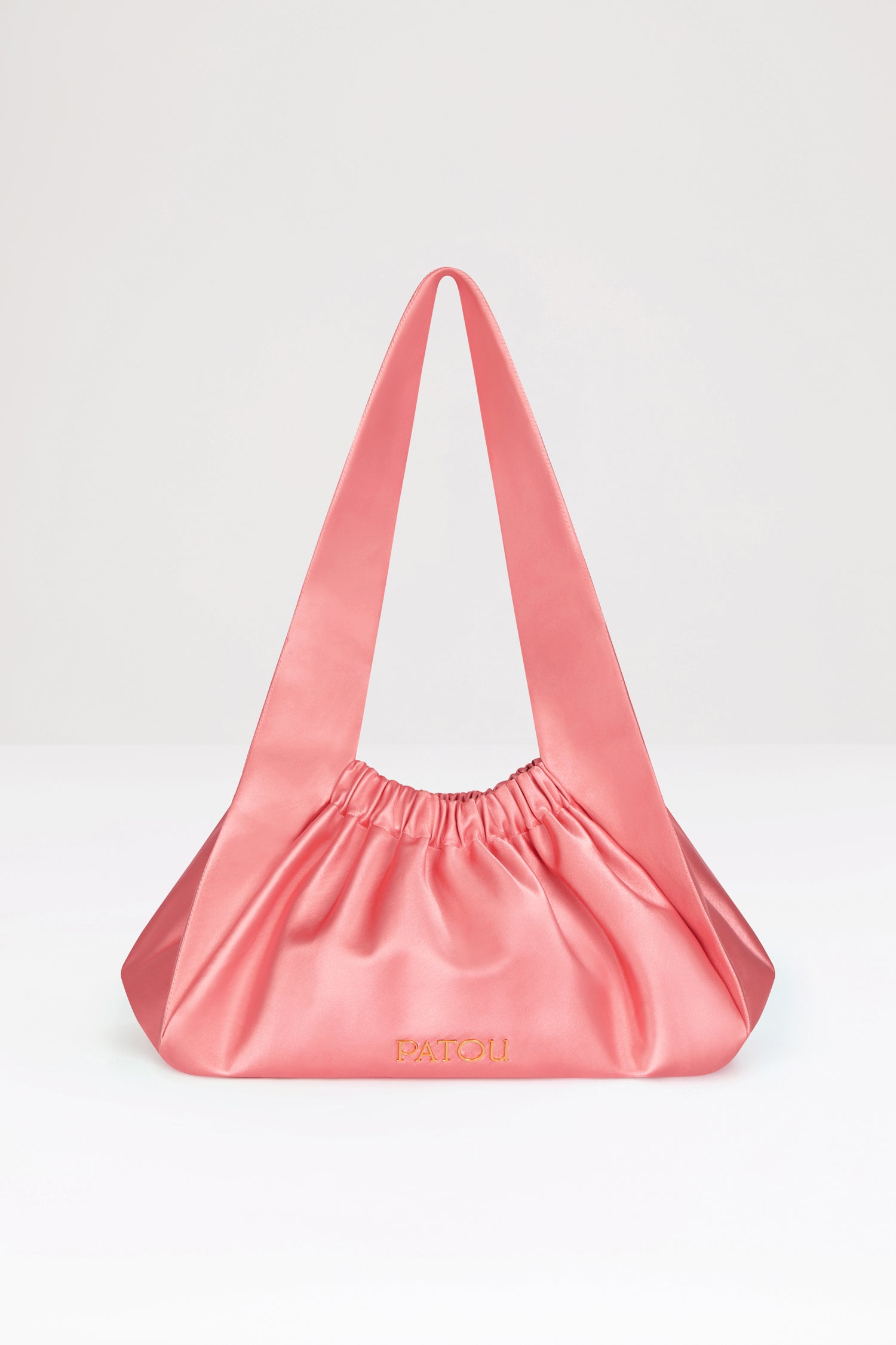 Patou Le Biscuit AC055 grand sac satin Hot Pink