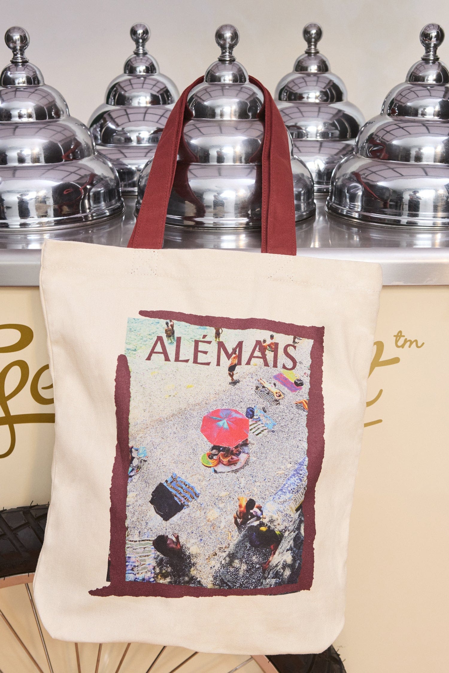 Alemäis Splice Library Tote sac cabas coton imprimé OS