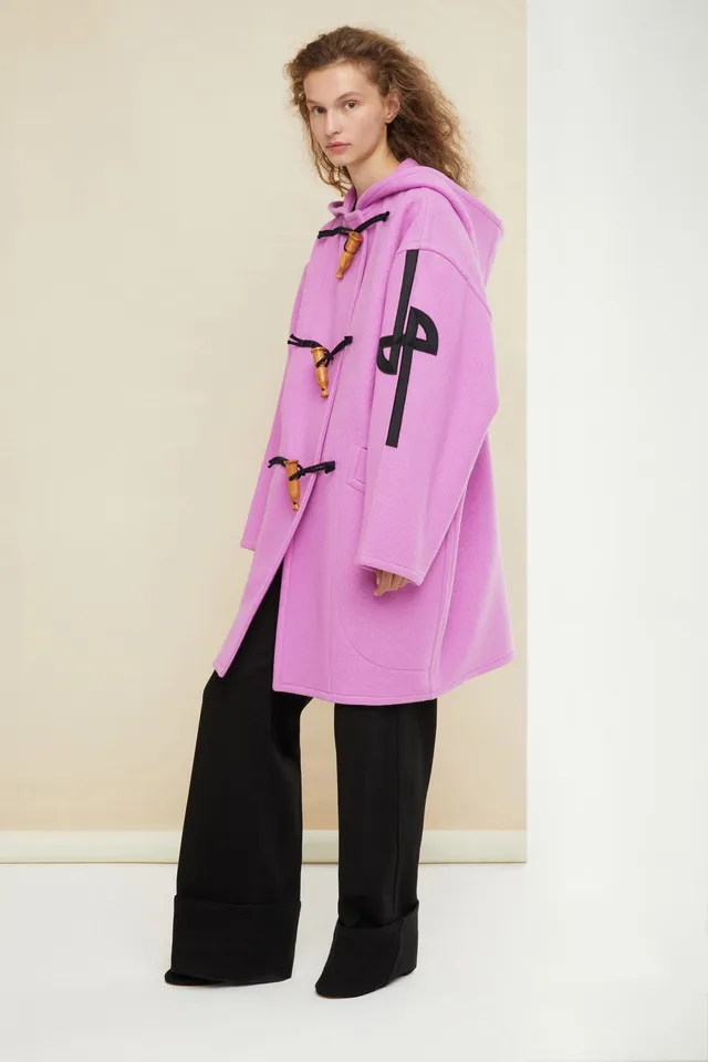 Patou H21CO0060067450P manteau duffle laine rose XS-L