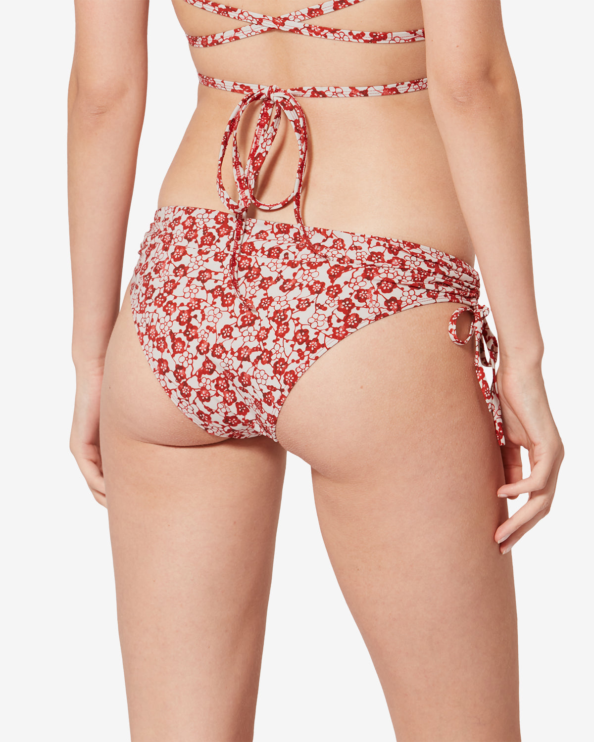 Isabel Marant Prudi SL0010FB-D1P01I culotte bikini rouge floral
