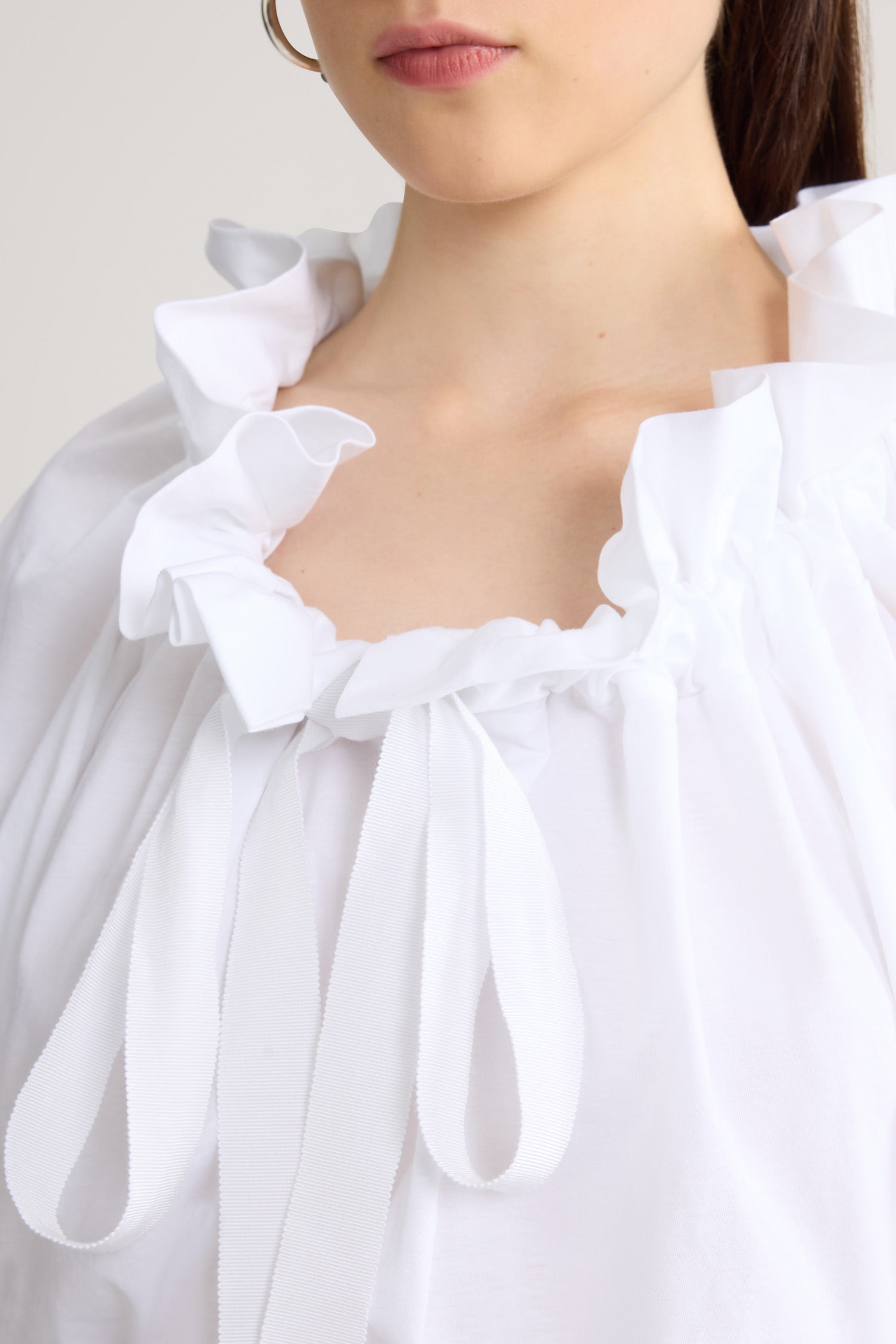 Patou P26JE2209999001W top blanc coton bio