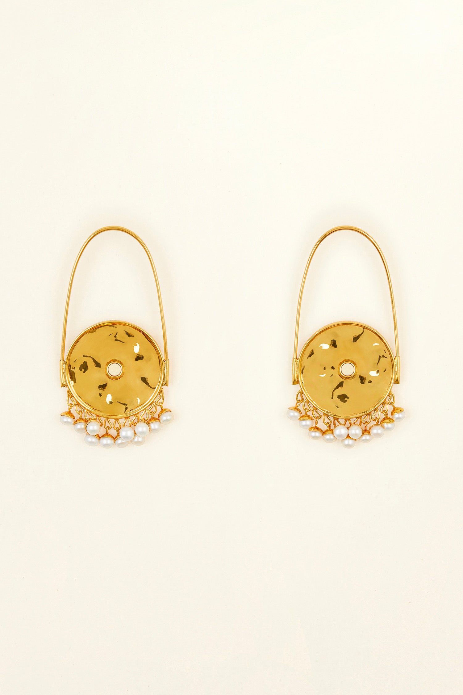 Patou Jewellery JW011 boucles d'oreilles doré perle TU