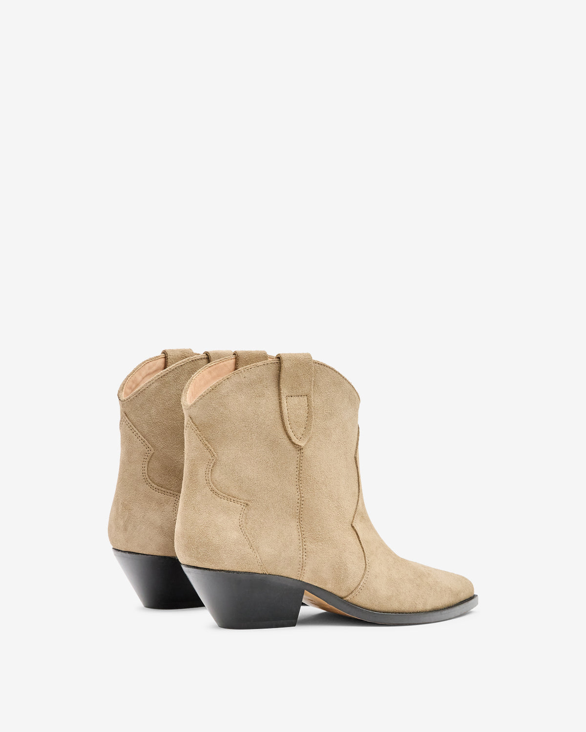 Isabel Marant Dewina bottines cuir taupe talon 4 cm