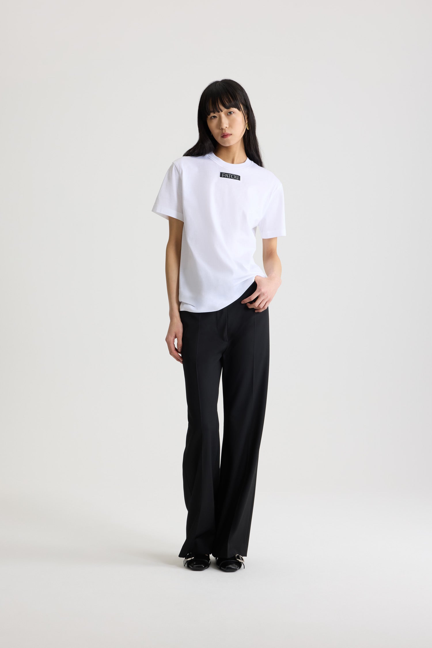 Patou JE187 t-shirt blanc coton bio