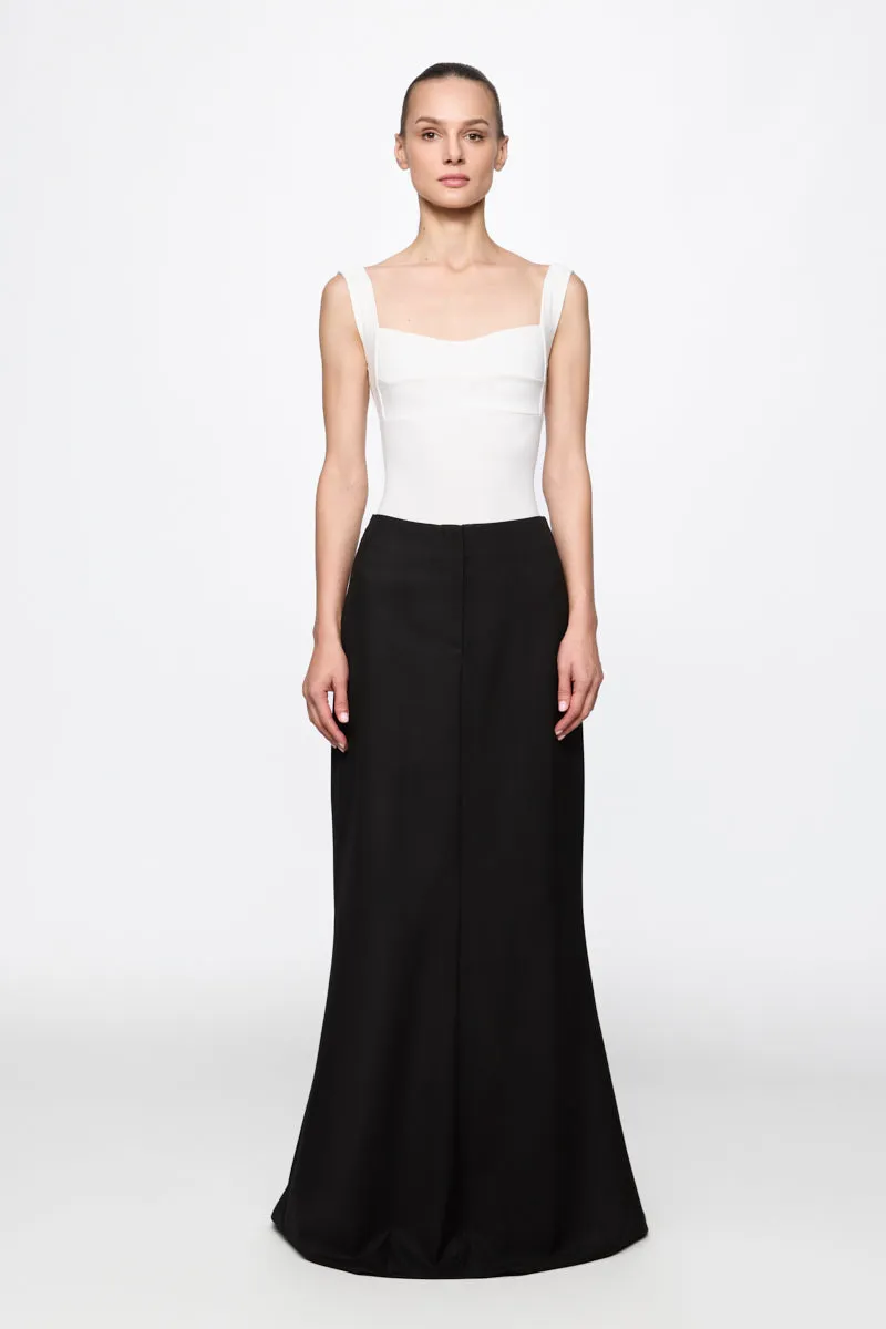 ATU Body Couture Skirts jupe longue noire coton taille moyenne