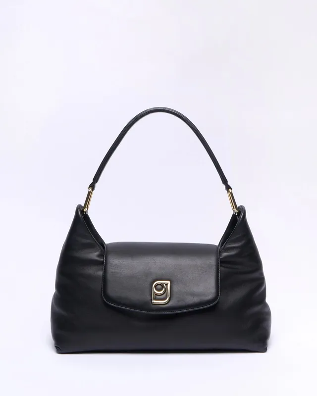Paul & Joe Leandra sac baguette cuir d'agneau noir