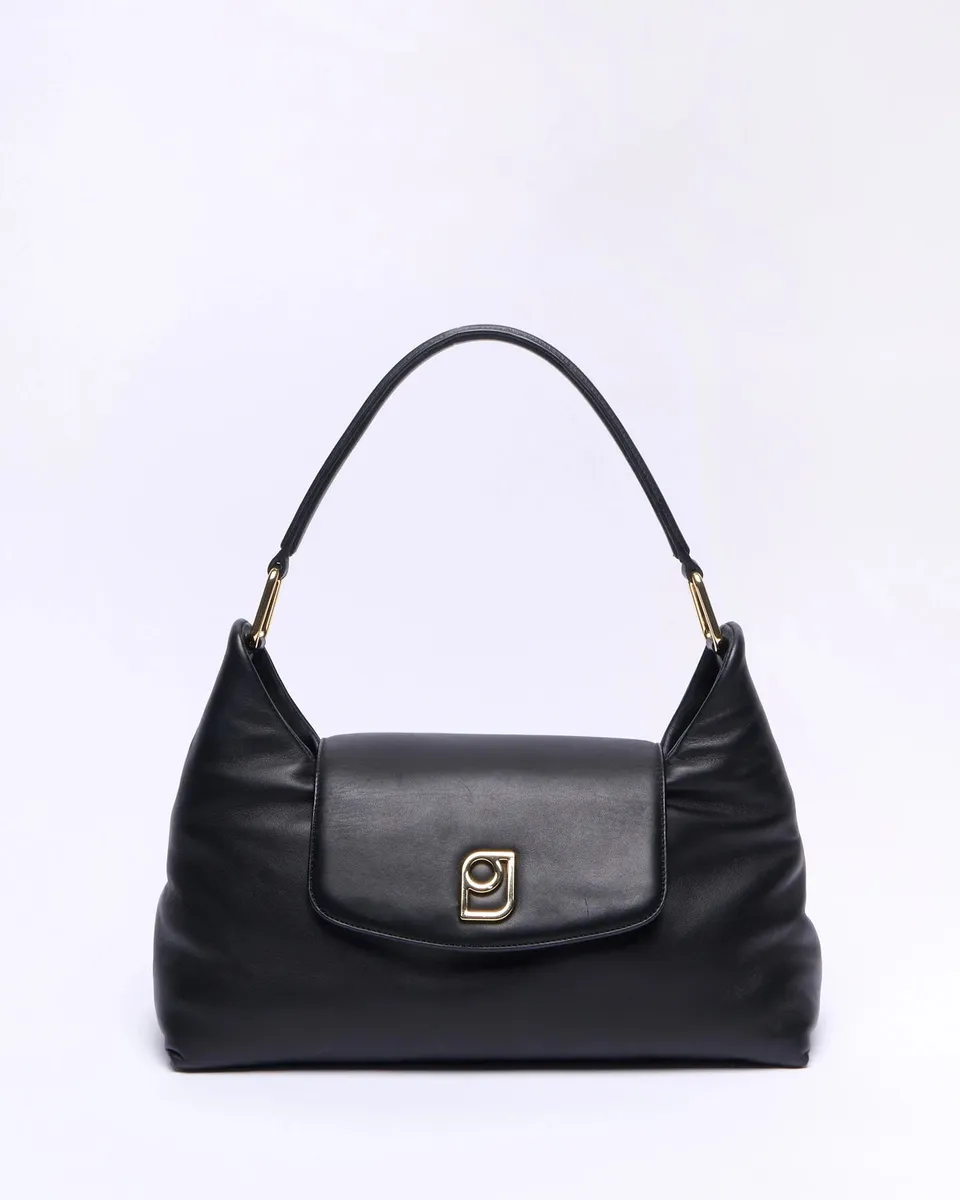 Paul & Joe Leandra sac baguette cuir d'agneau noir
