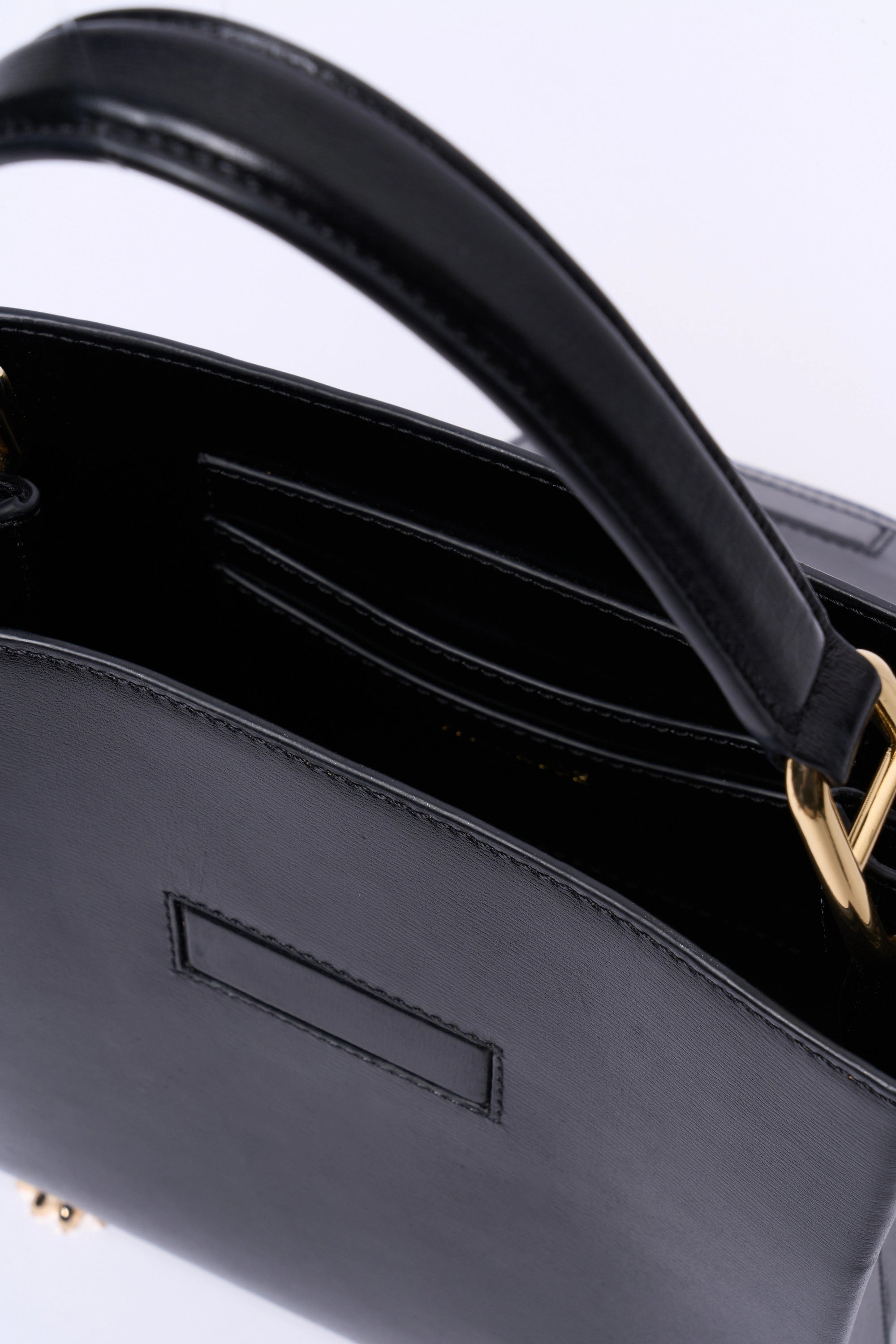Paul & Joe Charlotte sac cuir noir tête chat