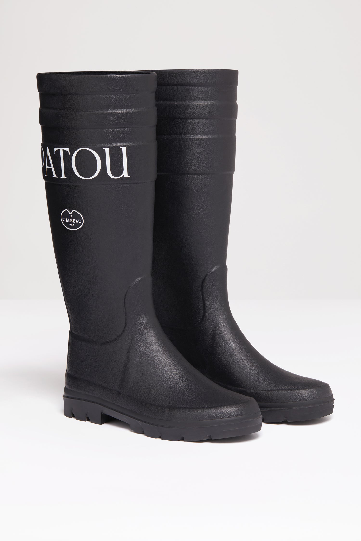 Patou Footwear bottes H22FO0090131999B noir caoutchouc