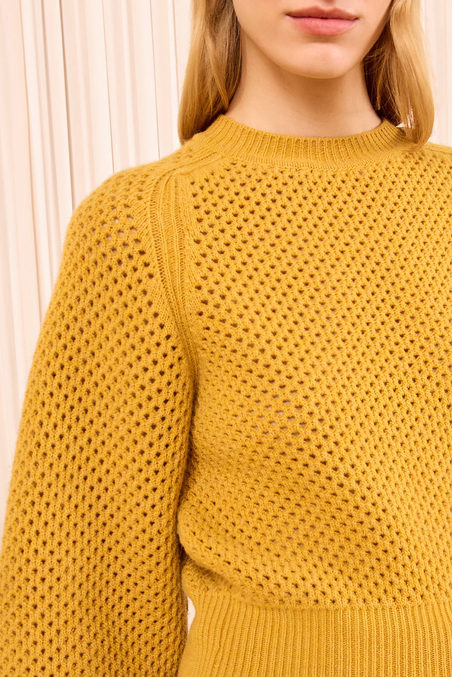 Ulla Johnson Ronan pull Turmeric jaune laine