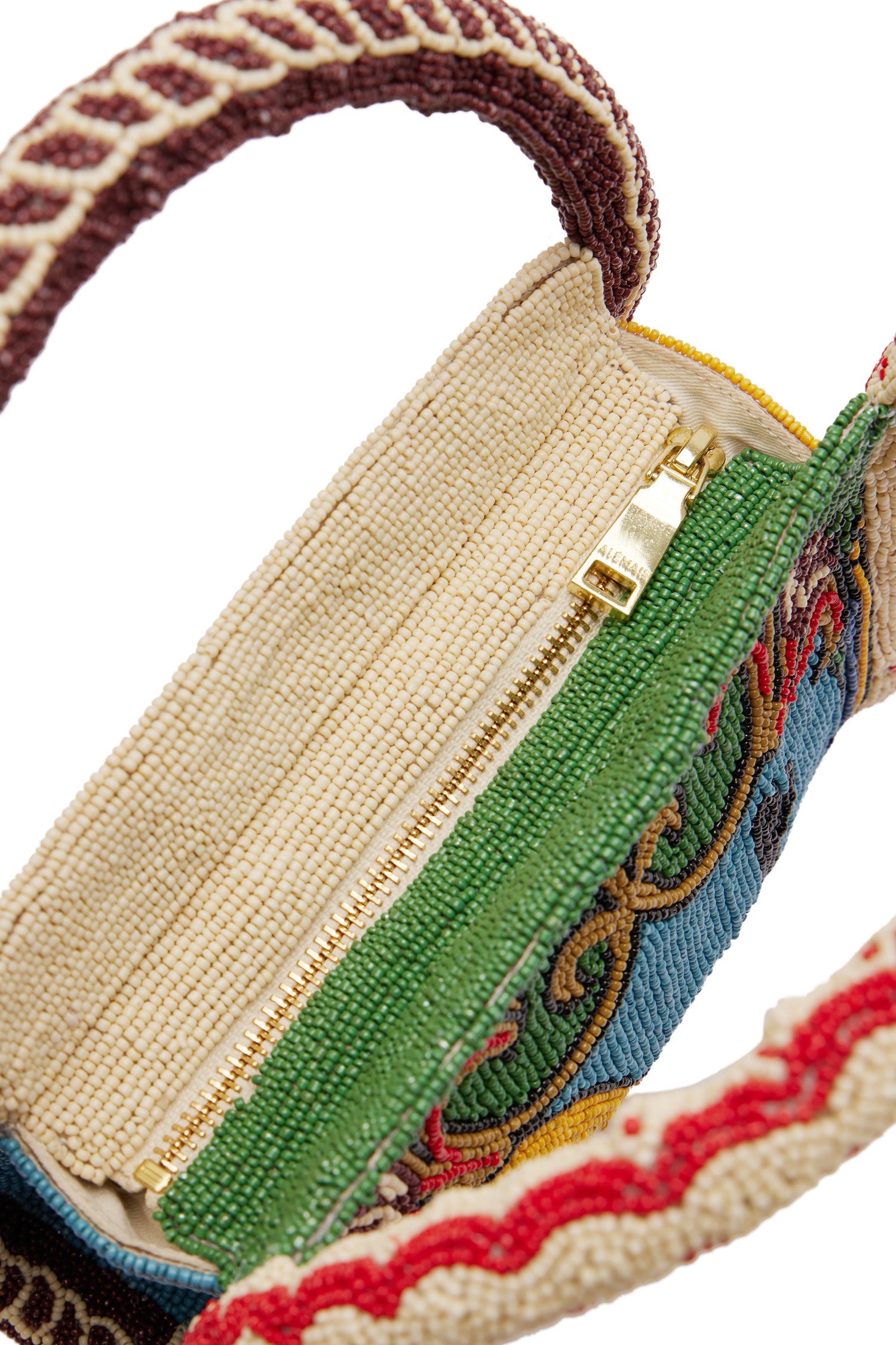 Alemäis Ace Beaded Barrel Bag sac perlé western