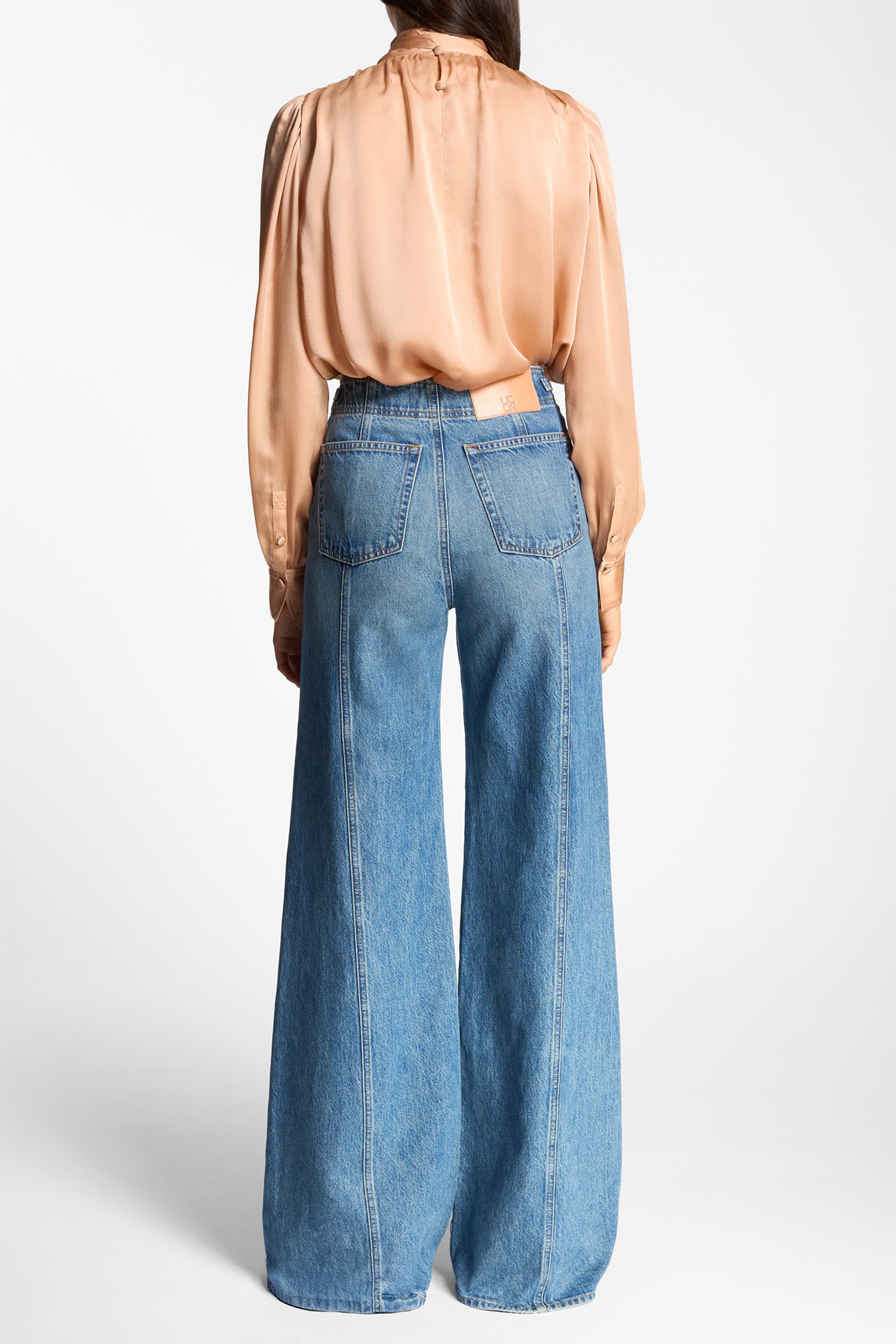 Ulla Johnson Delphine jean flare danube indigo