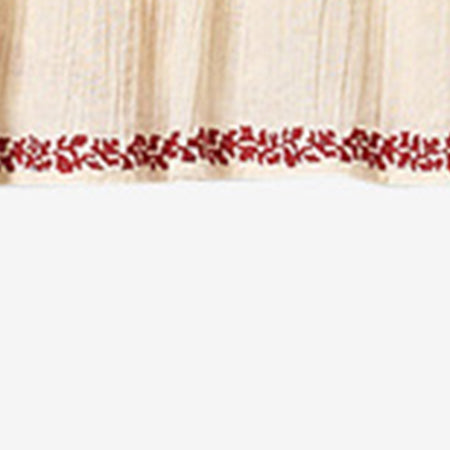 Isabel Marant Picadilia jupe courte beige-red coton