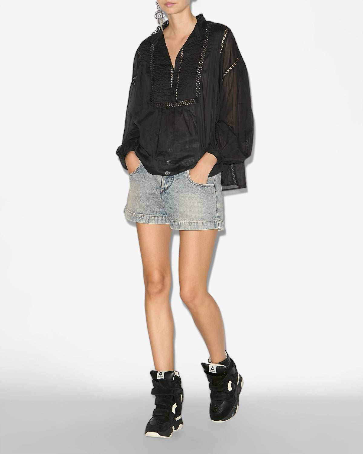 Isabel Marant Balskee BK0009FA-A1E17S baskets noir