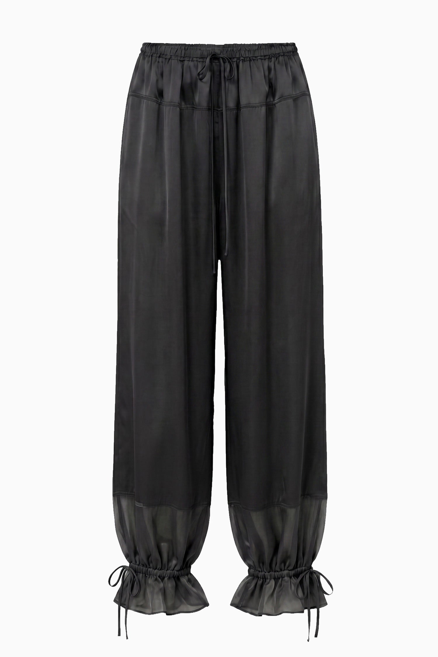 Ulla Johnson Camile PF260400 pantalon soie noir