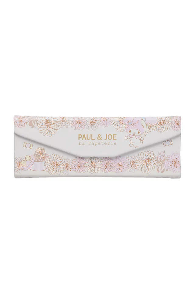 Paul & Joe étui lunettes blanc My Melody chrysanthème