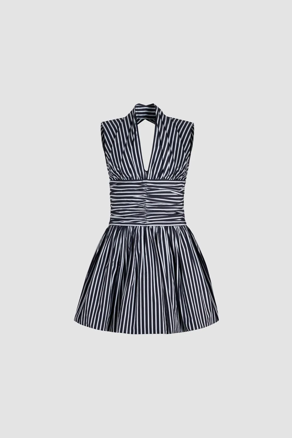 Patou P25DR17601905066 robe mini Navy Stripes coton bio