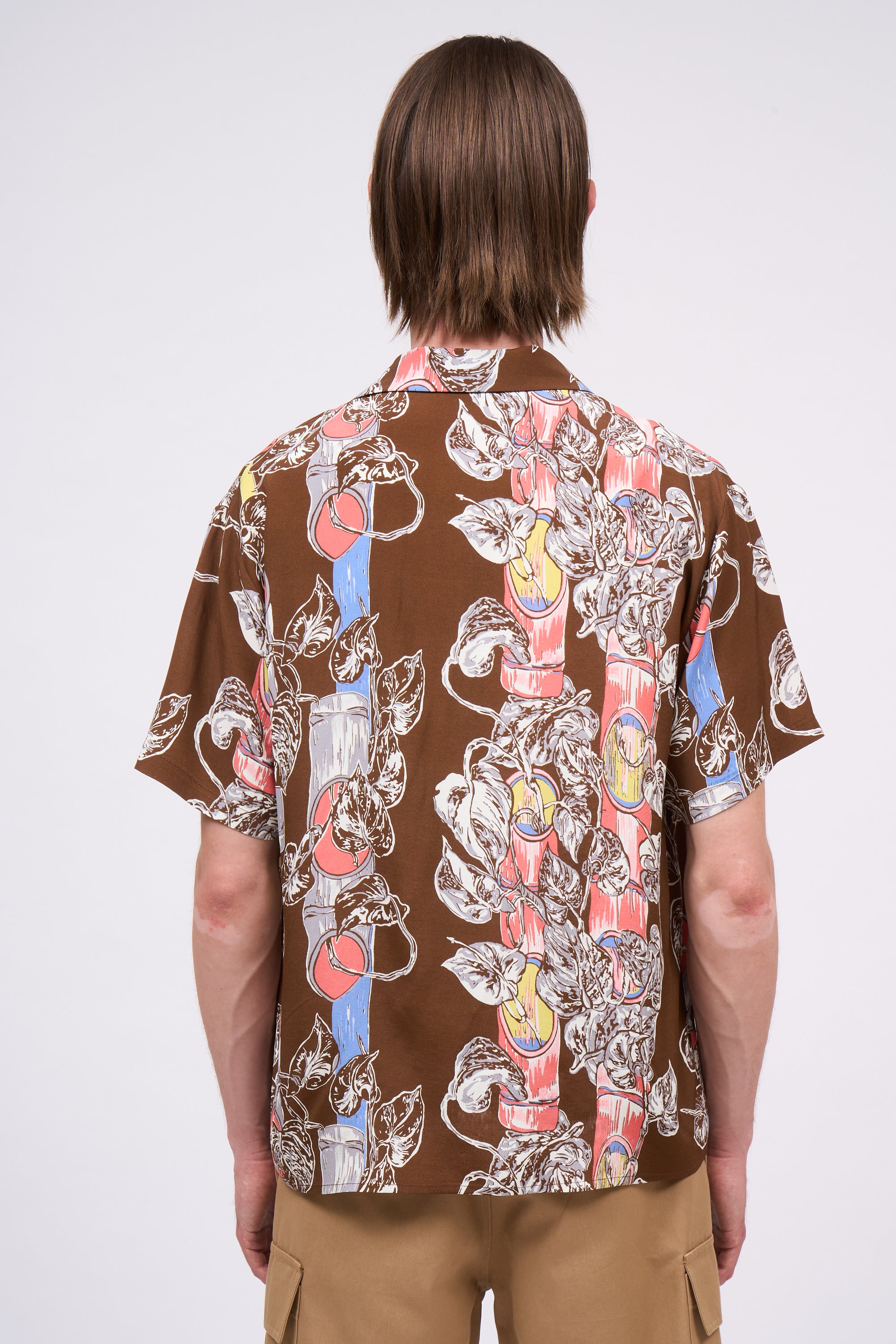 Paul & Joe Hilton chemise marron manches courtes viscose