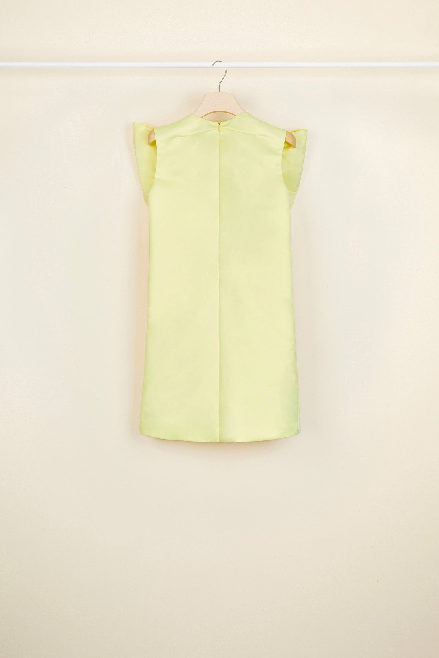 Patou Dresses H20DR0250010202Y robe jaune noeud satin