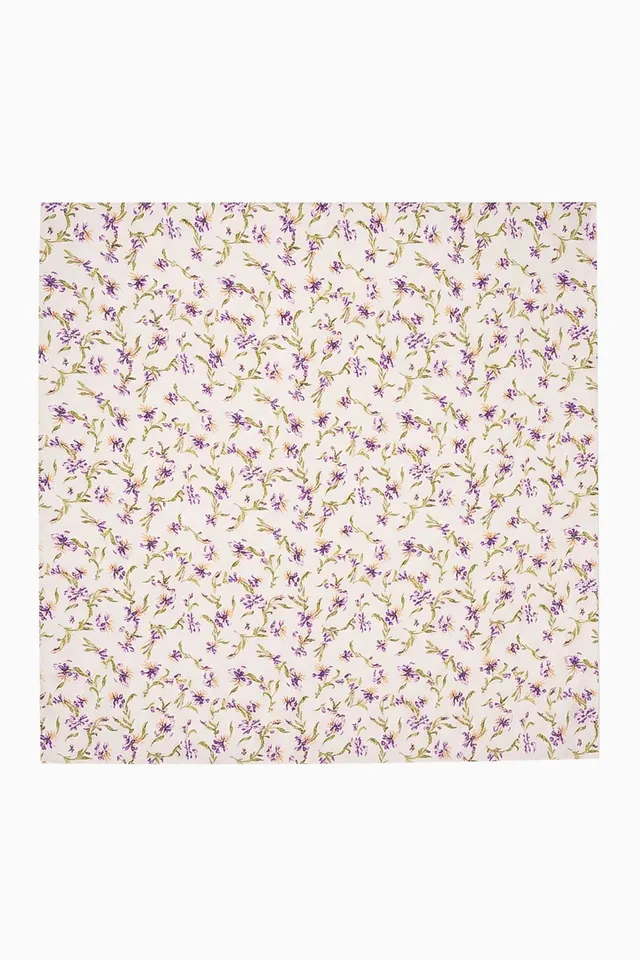 Ulla Johnson Chiara foulard soie Heliotrope 90x90