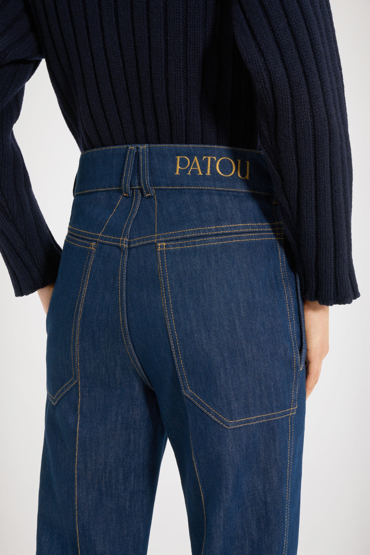 Patou Denim TR026 jean flare denim bio 38