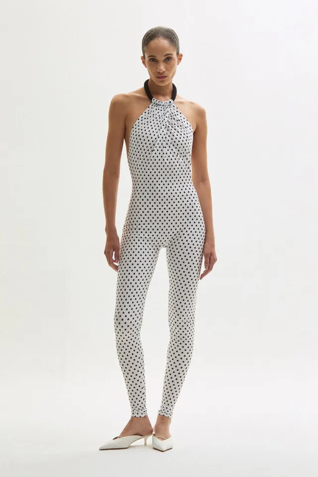 ATU Body Couture Teardrop combinaison blanche motif larmes S