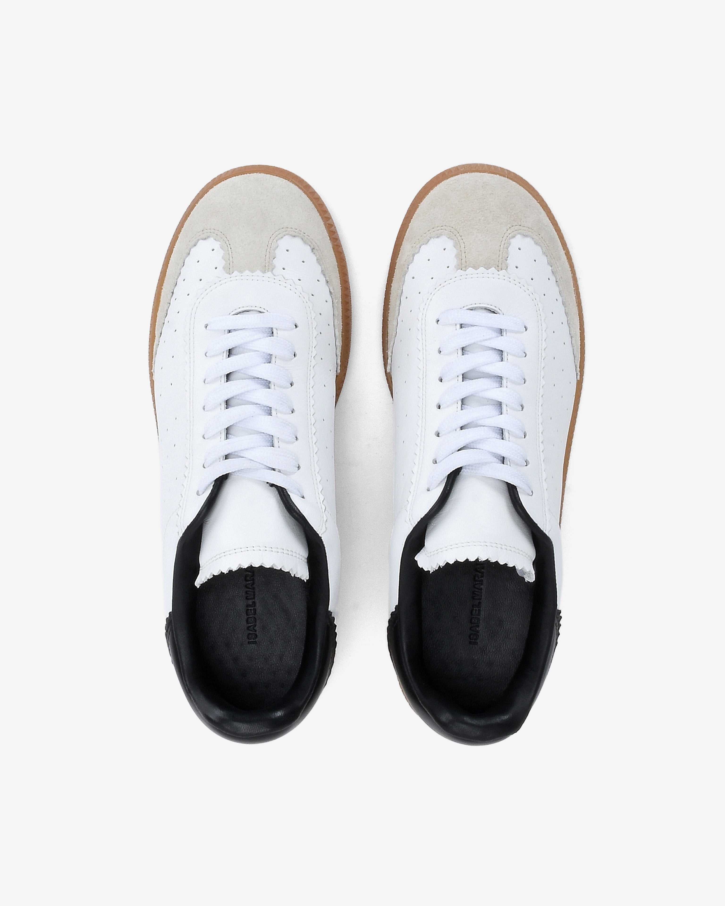 Isabel Marant Bryce BK0014FA baskets cuir blanc basses
