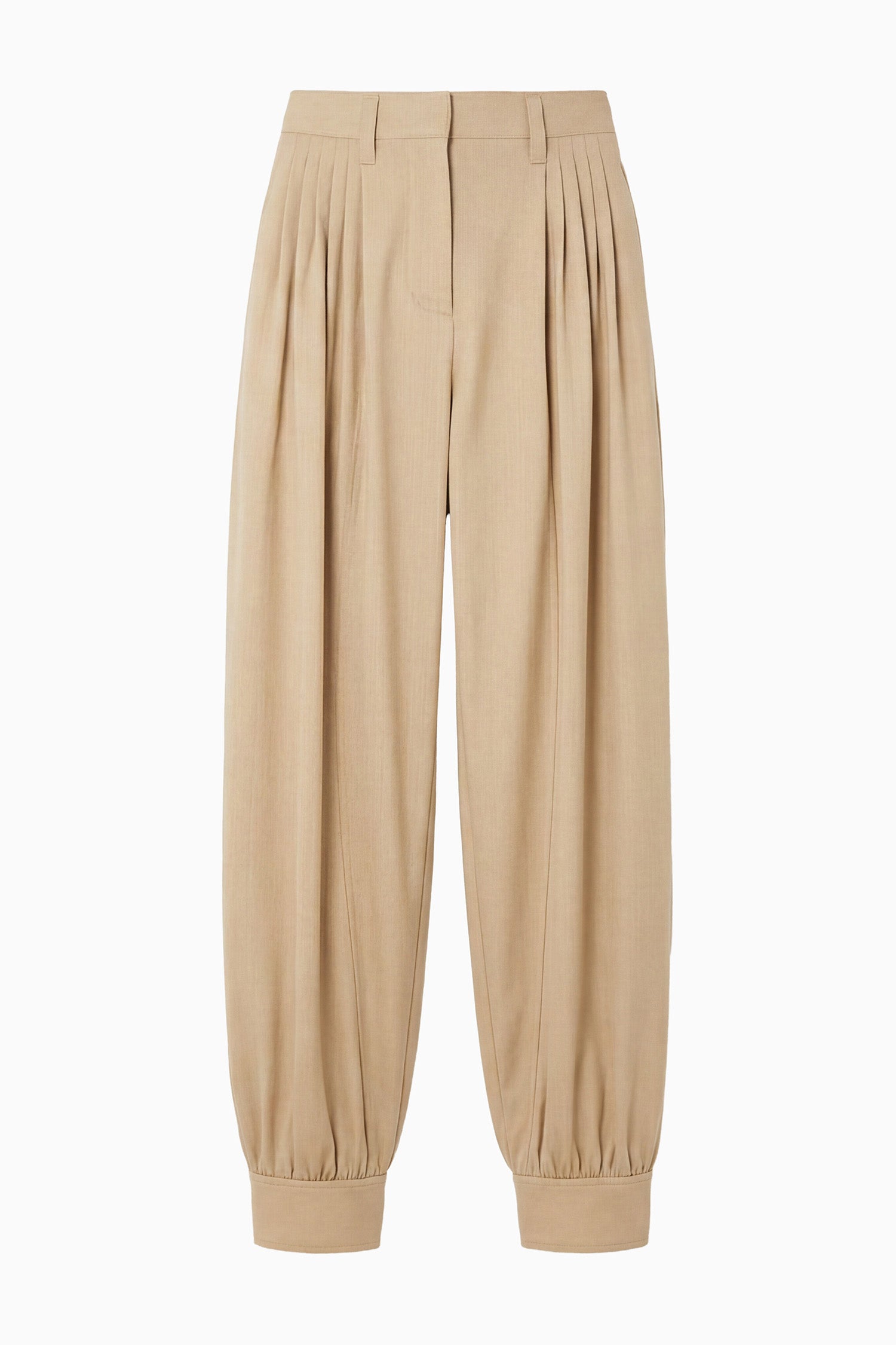 Ulla Johnson Luella PF260411 pantalon laine Dunewood beige
