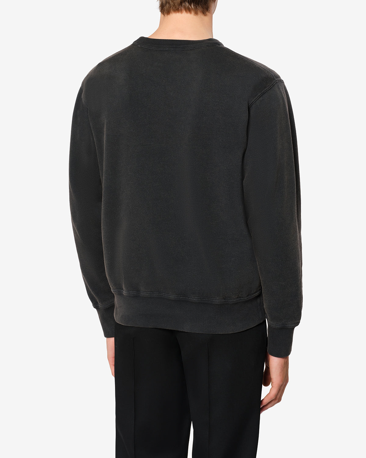 Isabel Marant Mike sweatshirt coton noir délavé