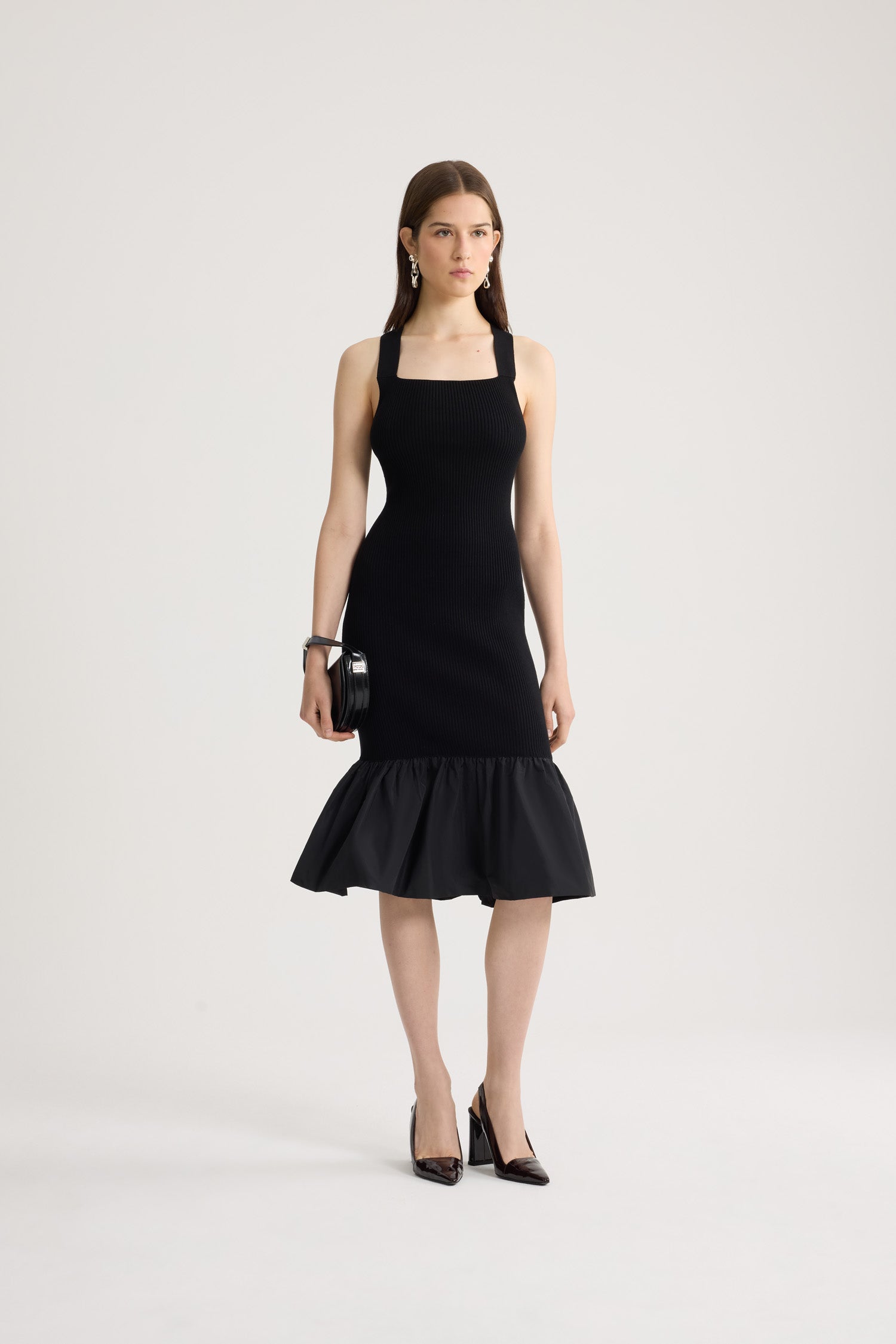 Patou Dresses robe KN322 P26KN322 longue noire coton