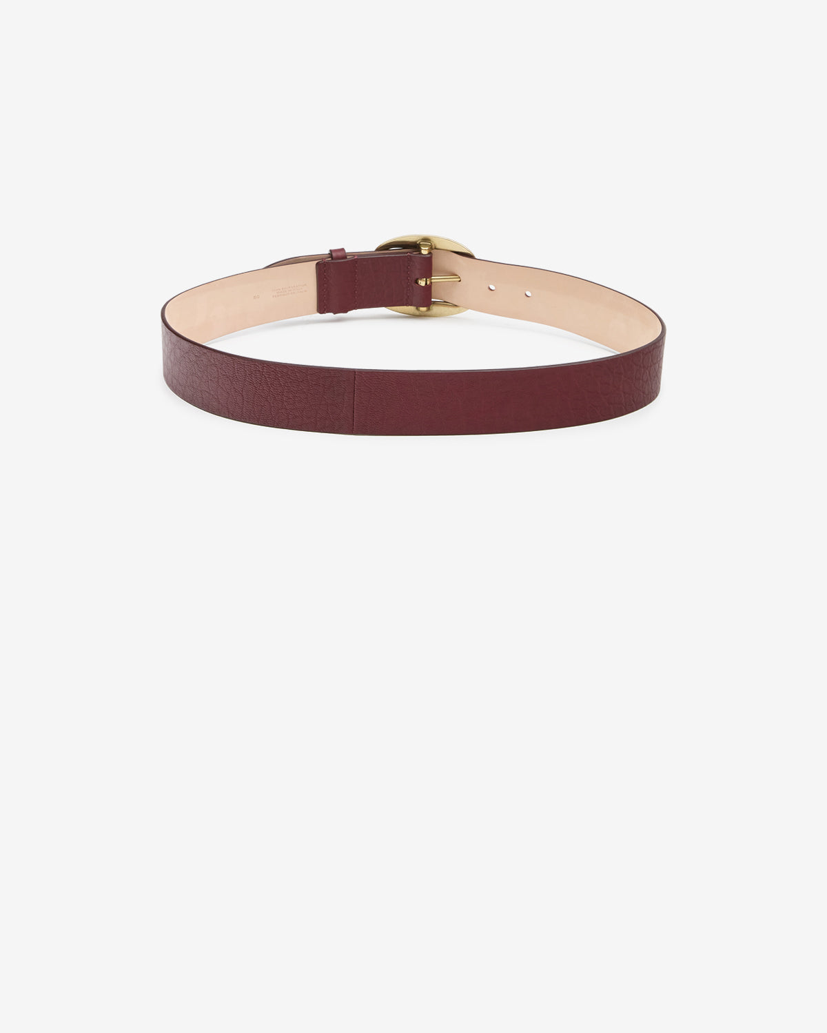 Isabel Marant Dara CE298 Ceinture bordeaux 4 cm