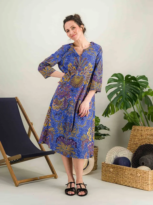 Anahide Saint André Zenitude robe coton mi-longue été