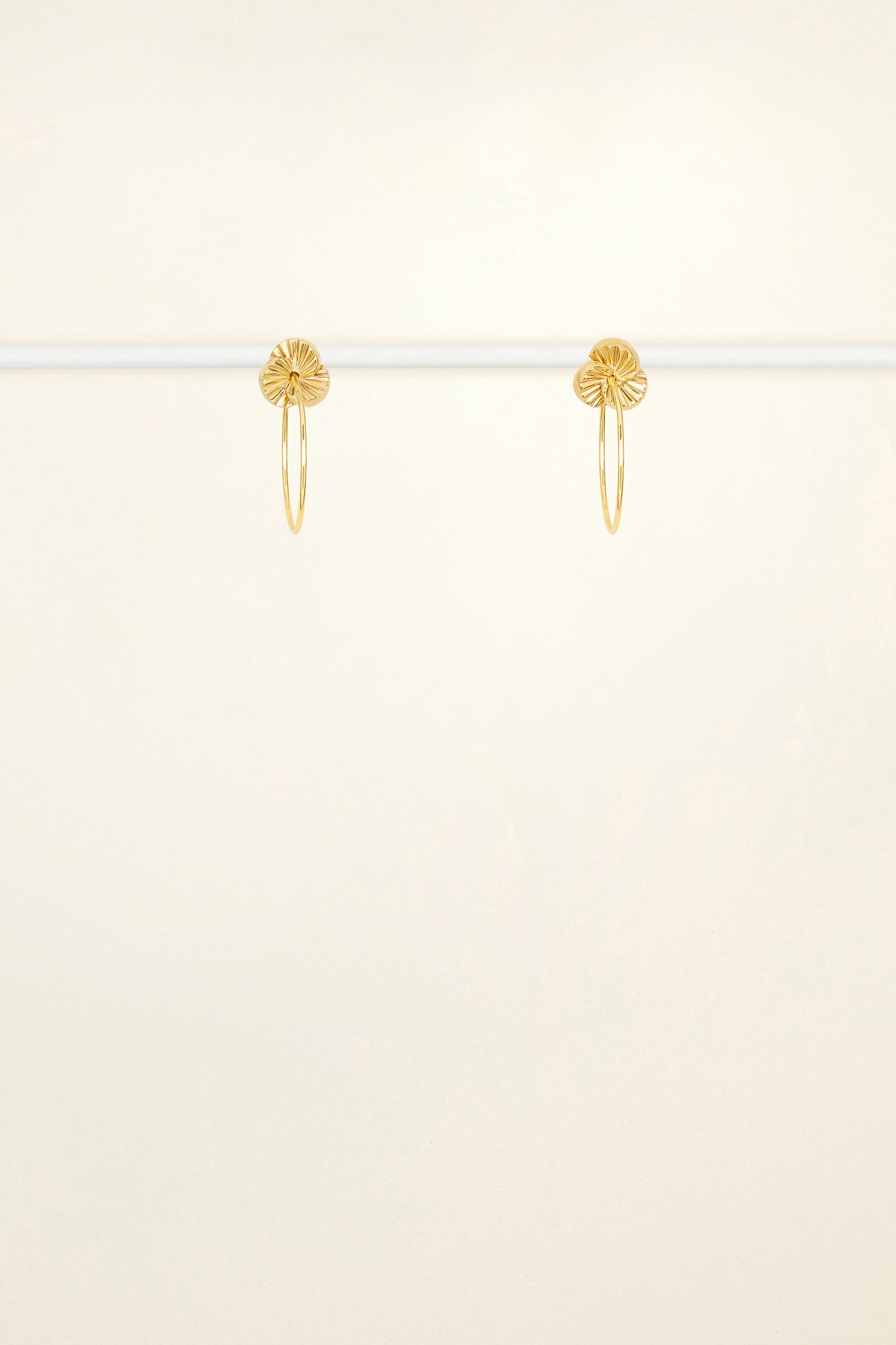 Patou JW060 boucles oreilles mandarine doré TU