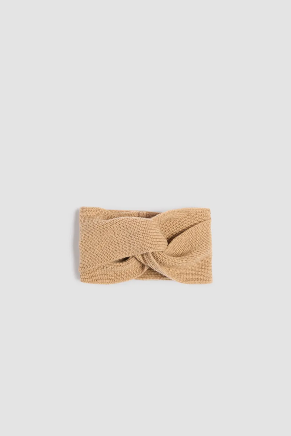 Patou Accessories bandeau AC083 biscuit laine cachemire