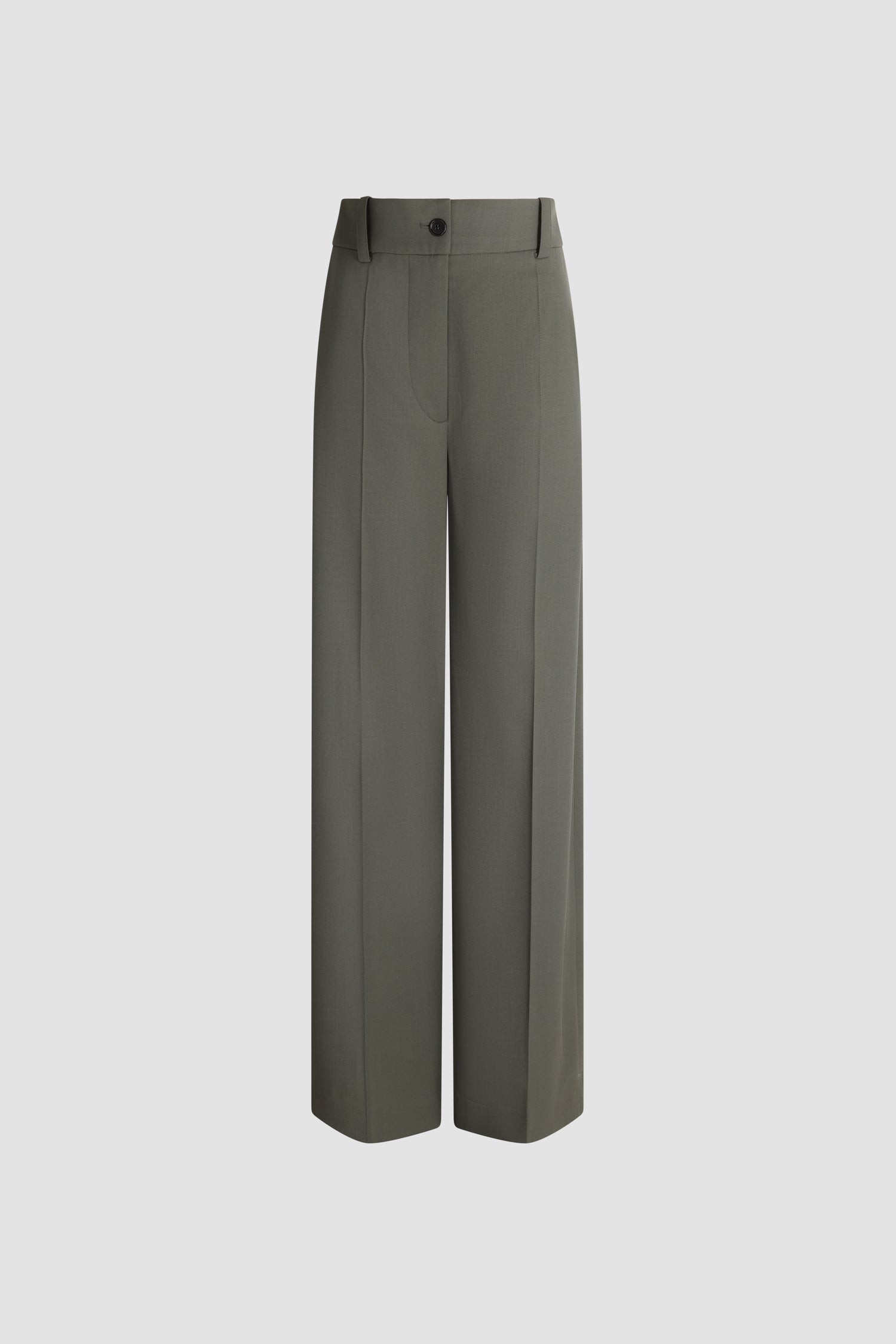 Patou TR054 pantalon droit vert lierre laine responsable