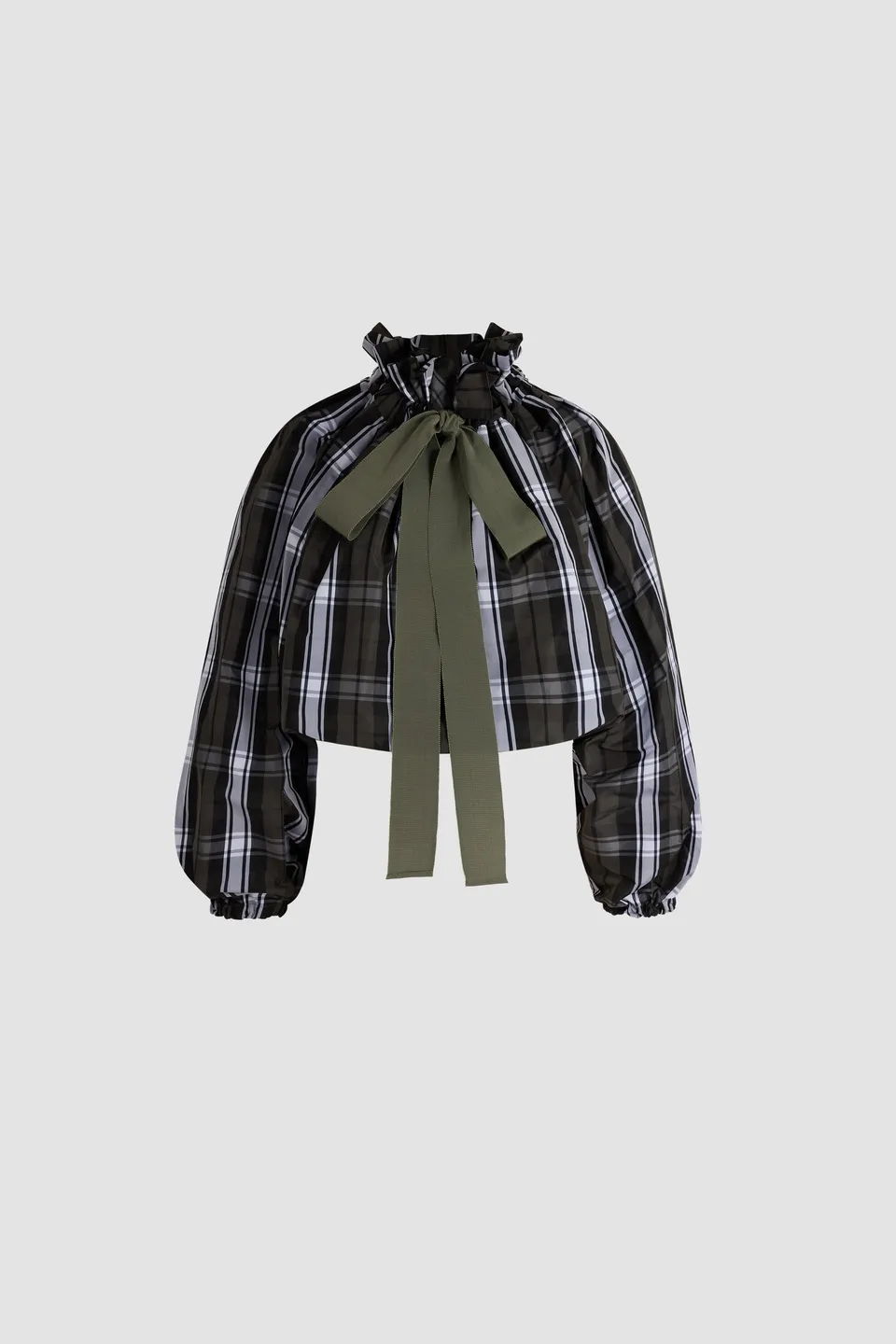 Patou TO017 haut polyester tartan vert Mist Green Tartan