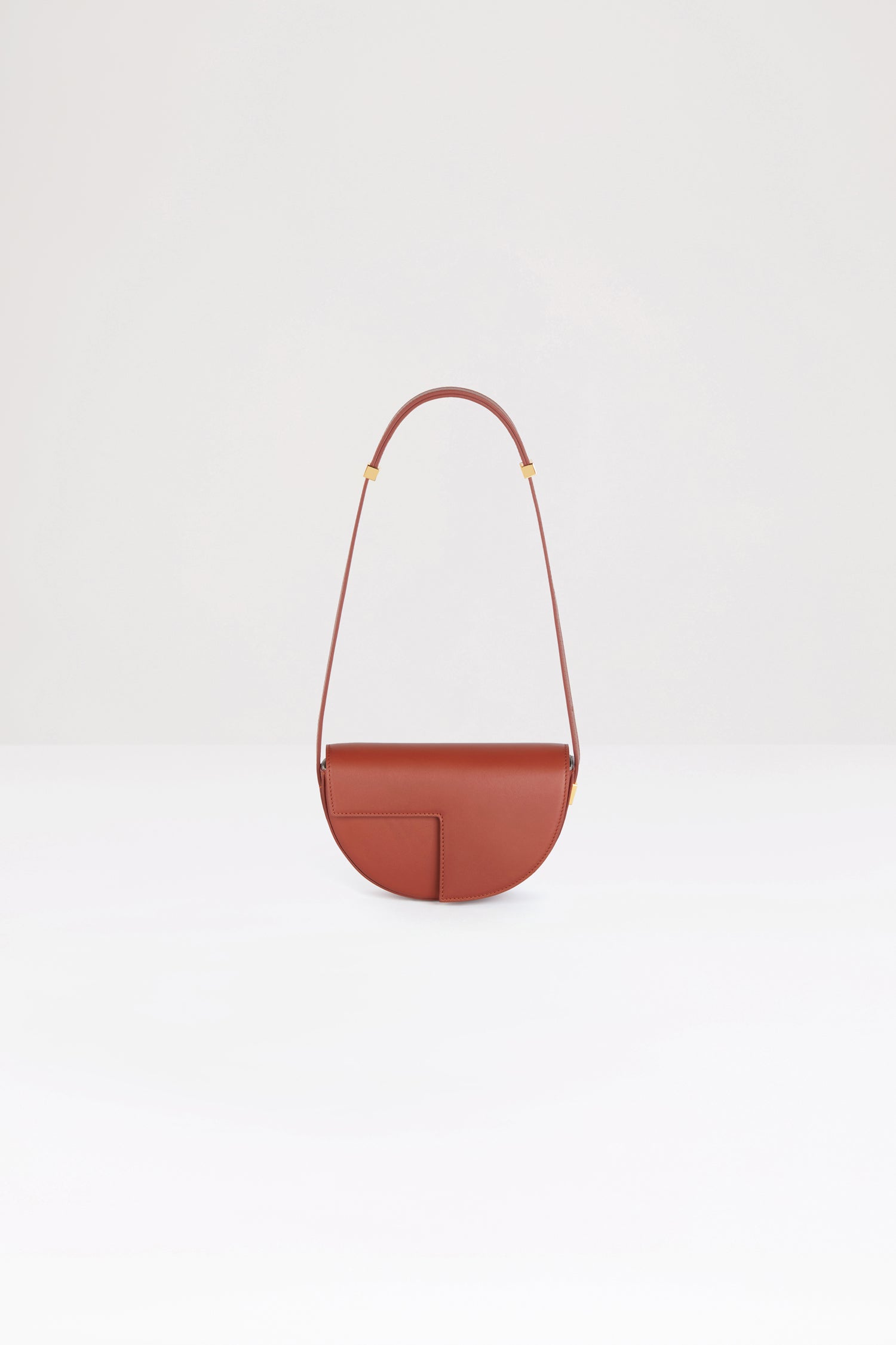 Patou Le Petit Patou sac cuir marron 20 cm