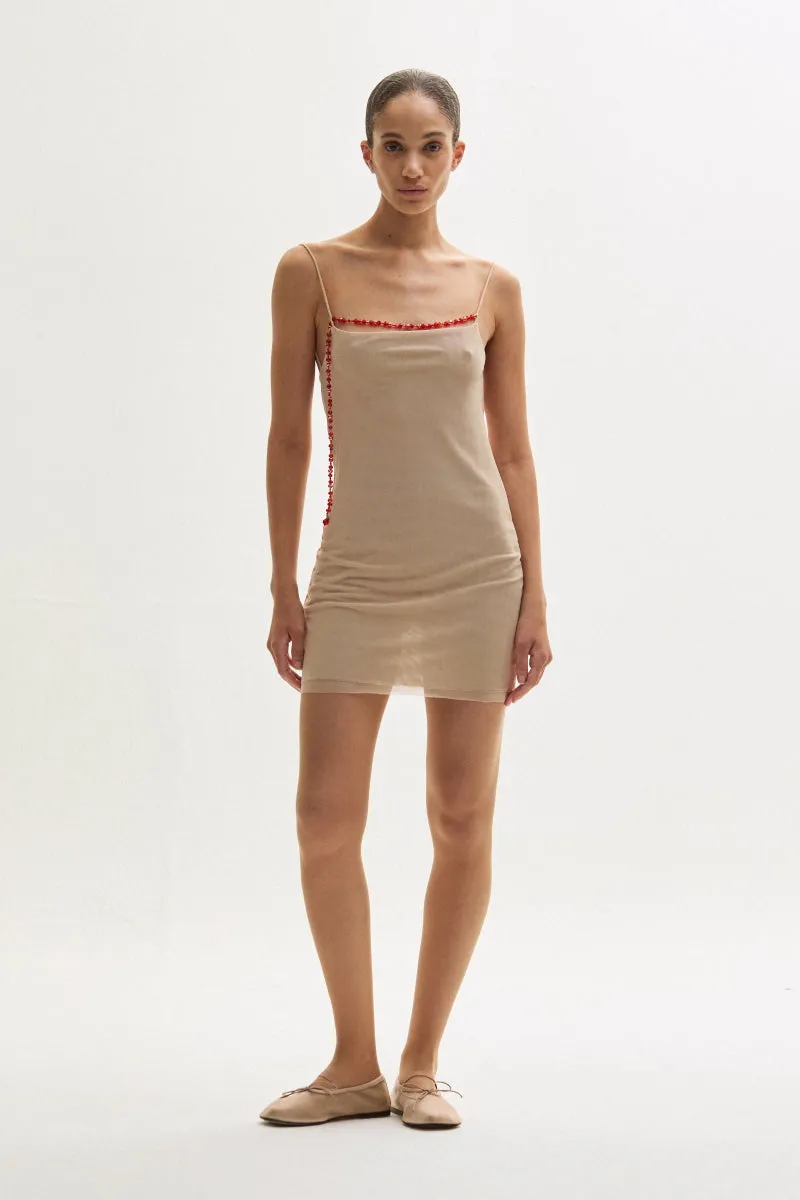 ATU Body Couture Wound Dress mini robe rouge taille S