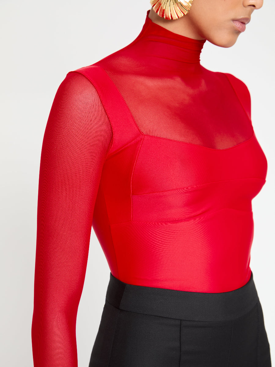 ATU Body Couture Red Body Bordeaux Corset Brassière