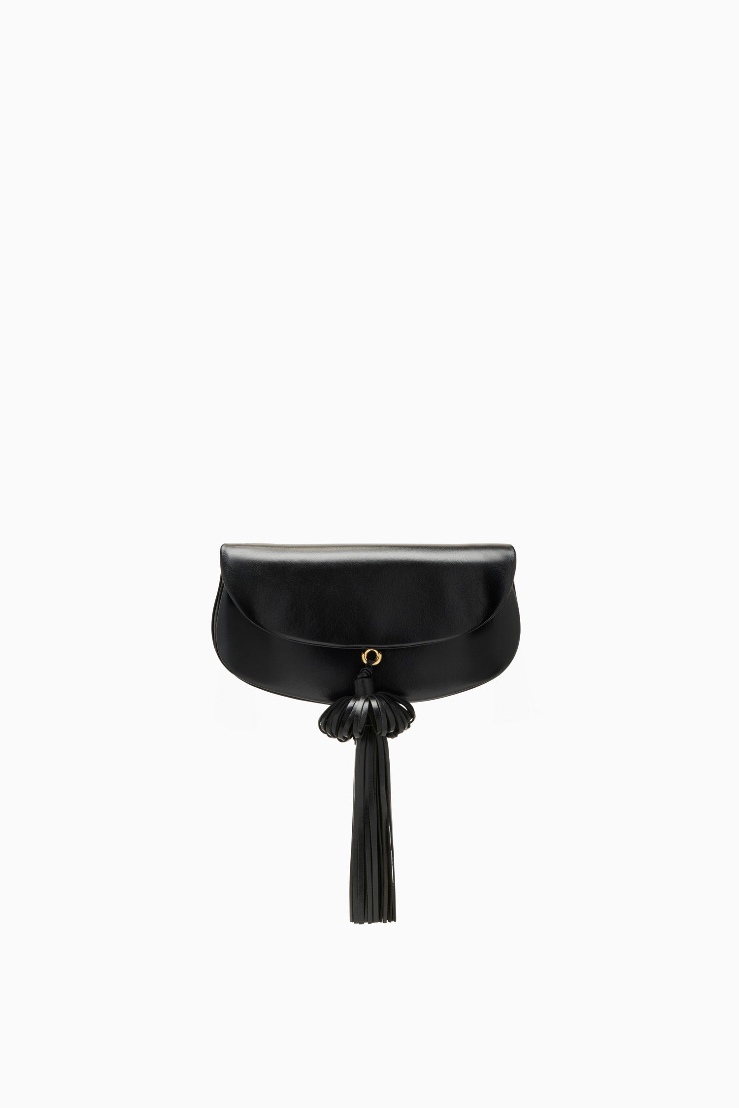 Ulla Johnson Paloma FA251108 sac cuir Noir à pompons