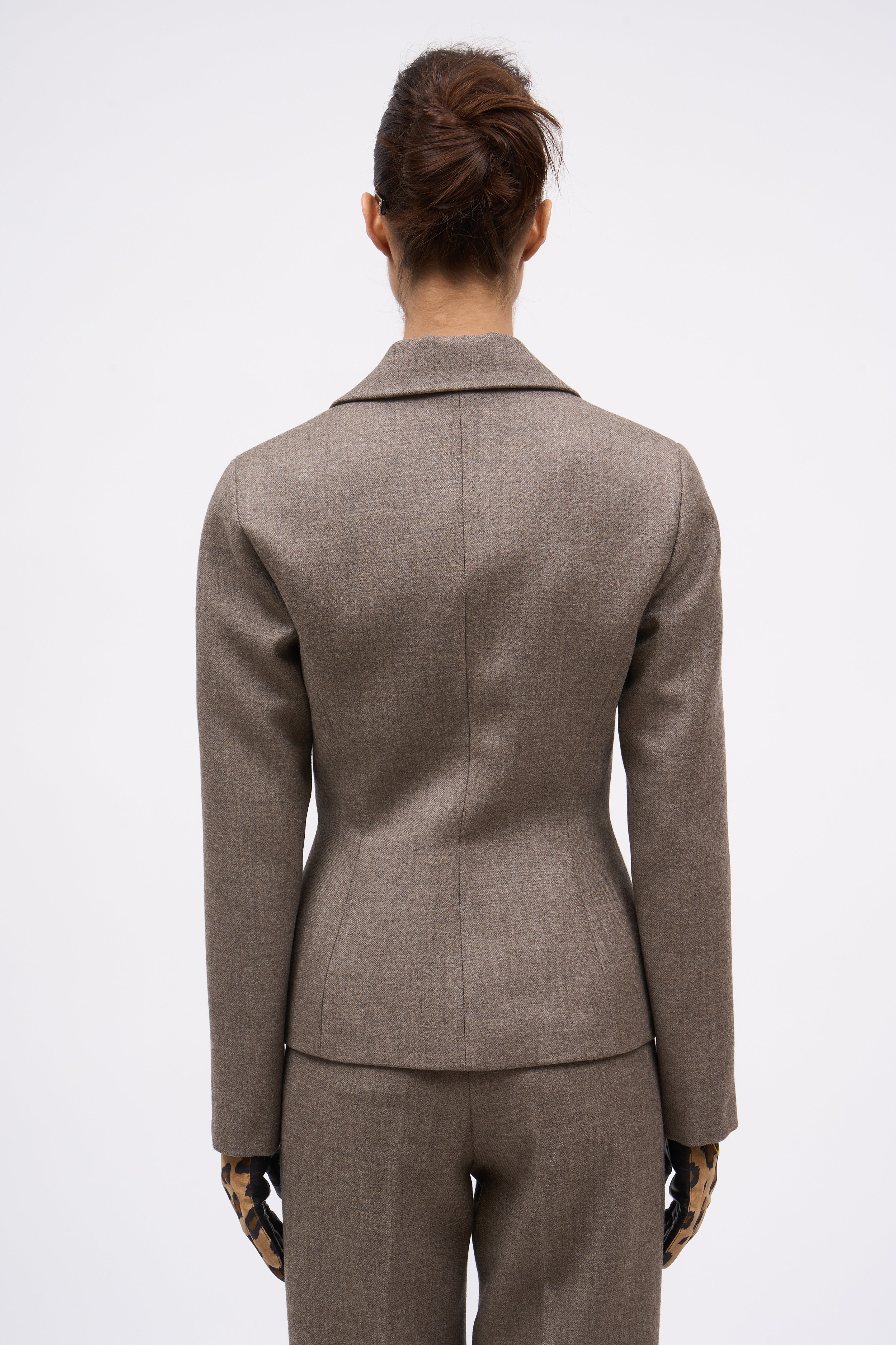 Paul & Joe Tailoring Anetha veste tailleur chamois laine