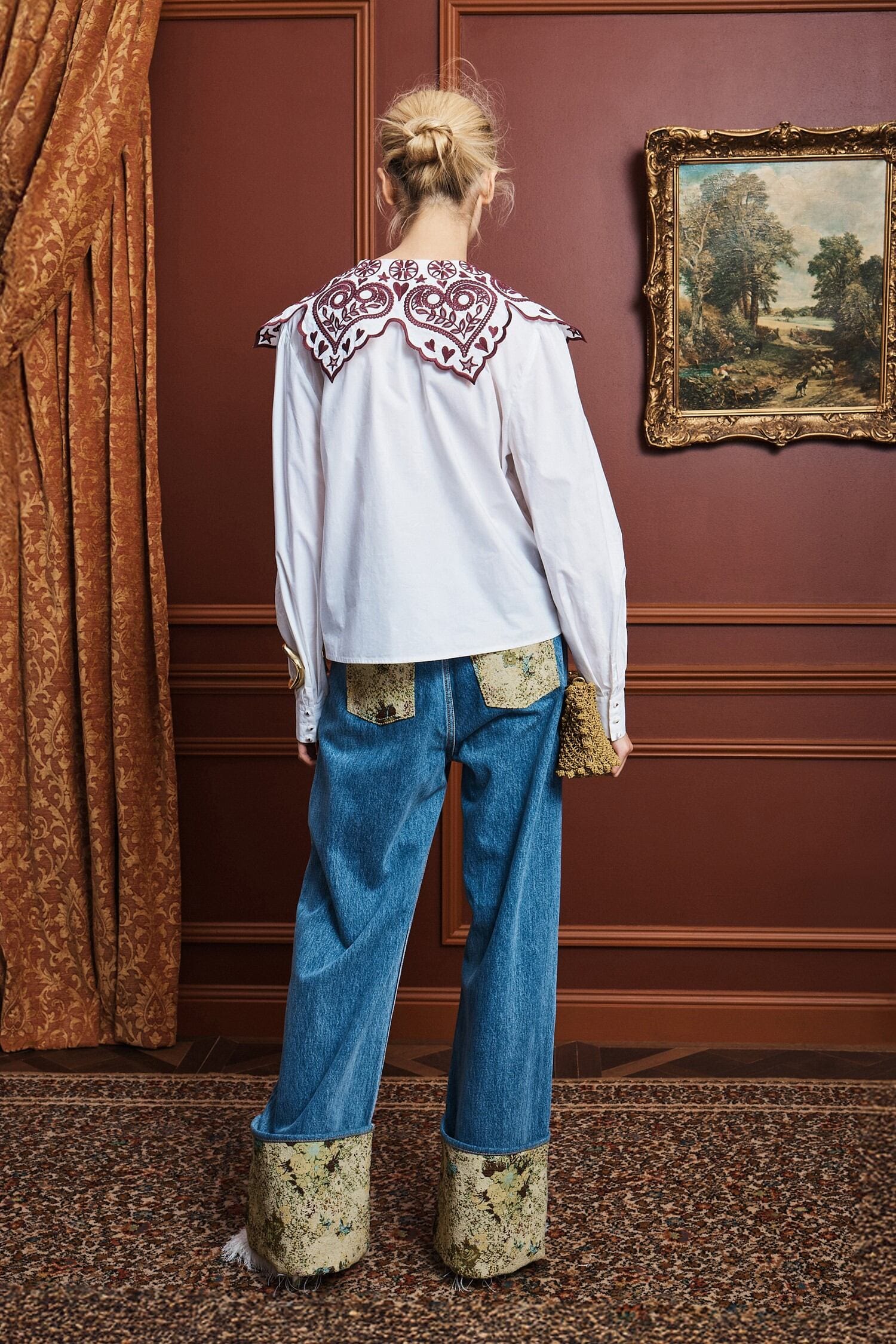 Alemais Trousers Marcel Denim jean droit 8