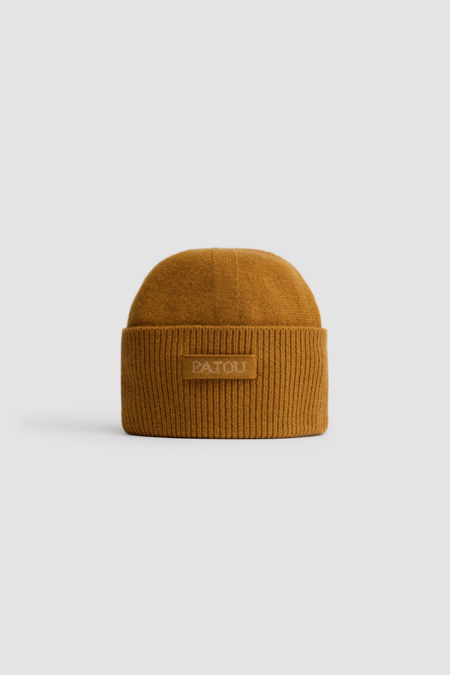 Patou H24AC0788041220A bonnet marron laine cachemire