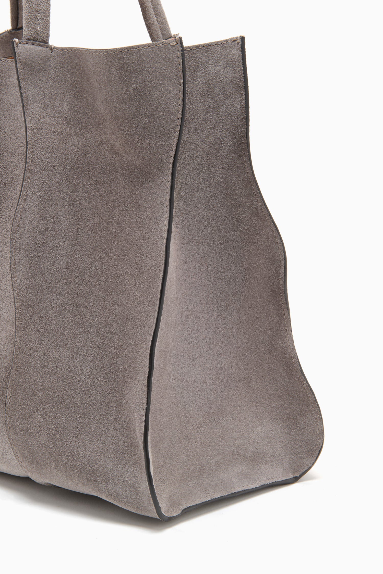 Ulla Johnson Adria tote daim gris Dove