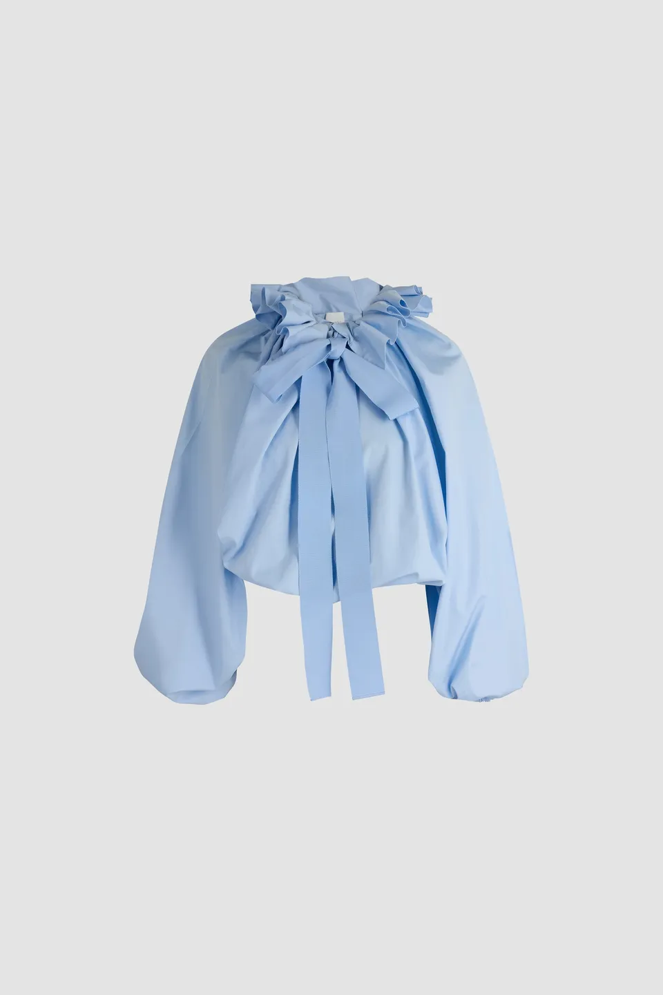Patou TO017 blouse coton bio Polar Sky manches bouffantes 34-44