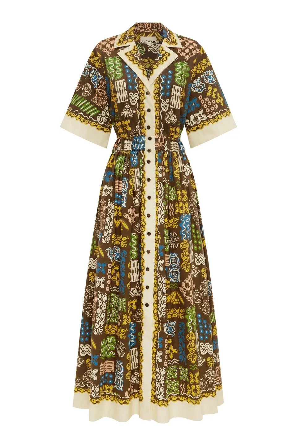 Alemais Minnie Shirtdress robe chemise midi coton