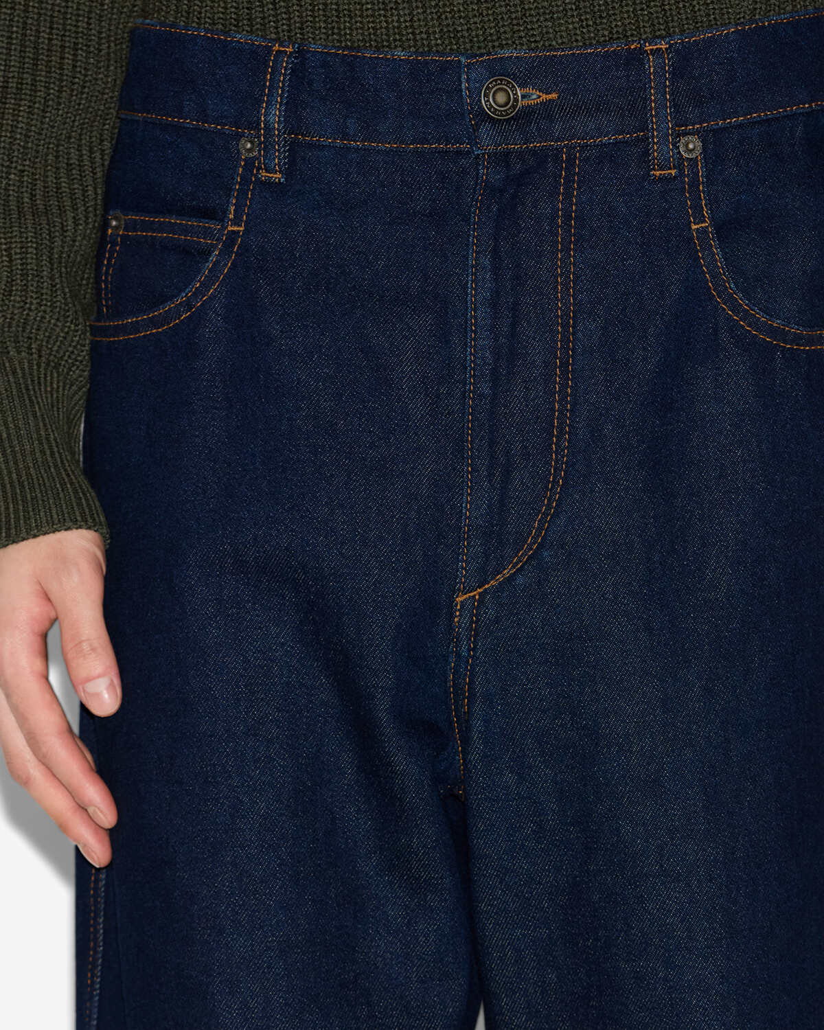 Isabel Marant Jameson jean foncé nuit denim brut