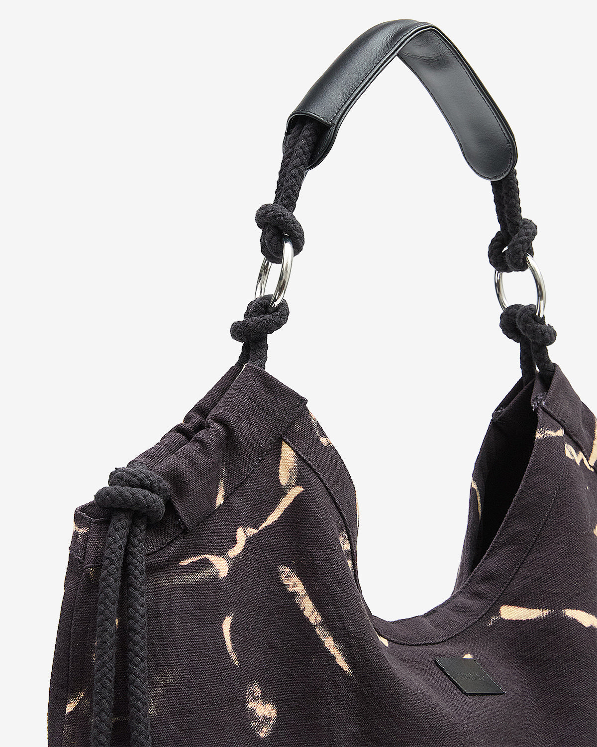 Isabel Marant Byron Cabas coton noir marbré